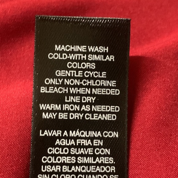 White House Black Market Moto Jacket Wine Red 8 Gold Zipper Lined - Picture 8 of 8